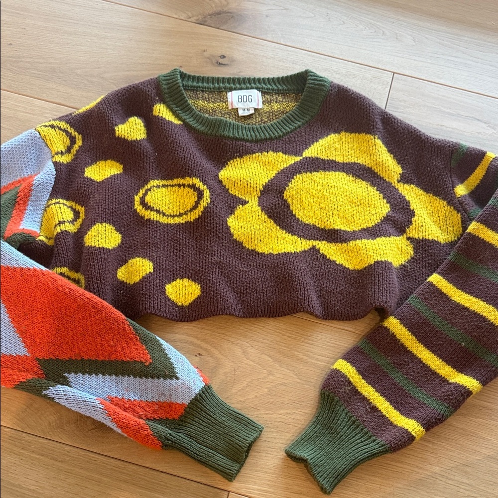 Bdg Patterned Sweater- Women’s Medium - image 1